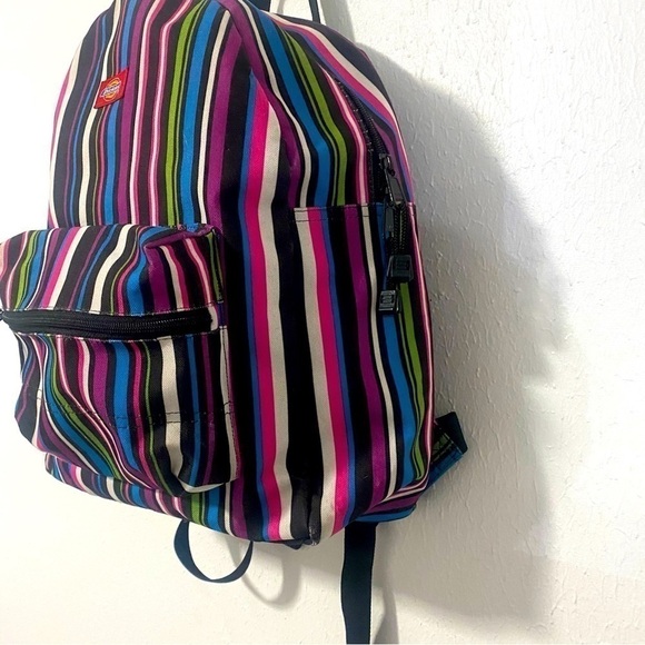 Dickies Vintage Multi-Color Full Size Backpack Y2K Casual School Work EUC main image 5
